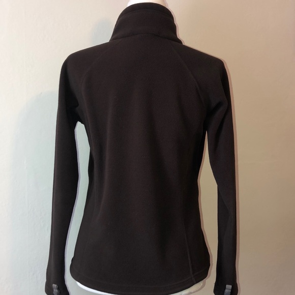 SOLD! The North Face Dark Brown Fleece Jacket - Picture 4 of 5
